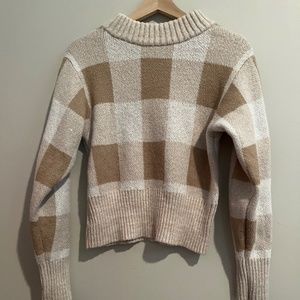 Checkered sweater